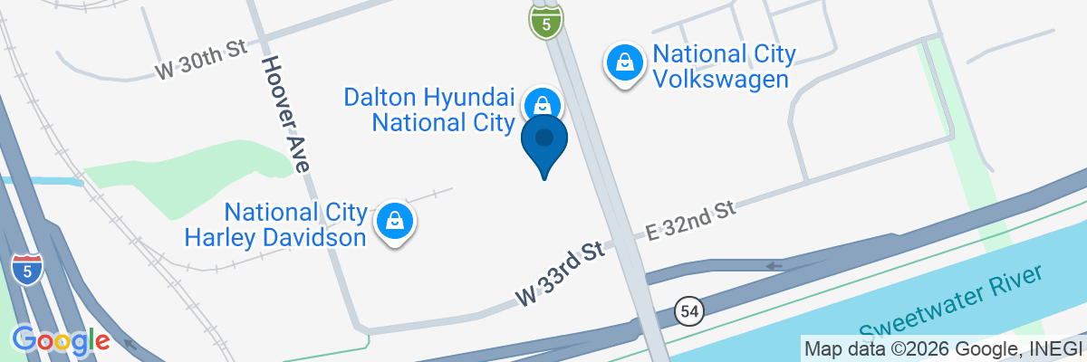 Map showing facility locations