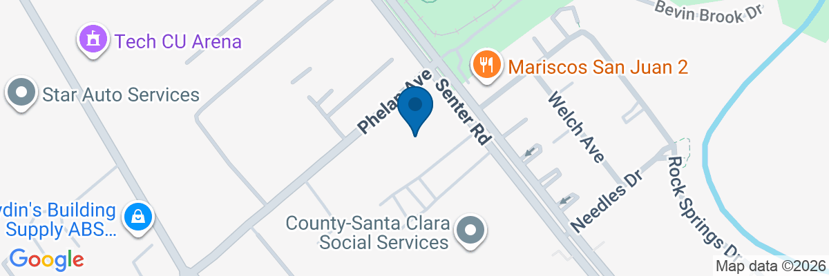 Map showing facility locations