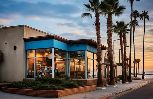 Ocean front business in Oceanside